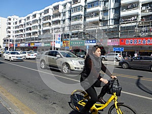 Shenzhen, China: liutang commercial street landscape.
