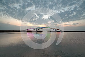 Xiying Rainbow Bridge, Magong, Taiwan