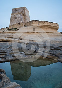 Xlendi Tower in Gozo