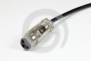 XLR cables and connections for professional audio equipment