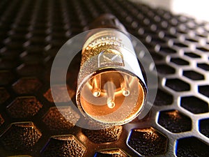 XLR Plug on Speaker Grill
