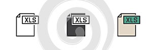 XLS file different style icon set