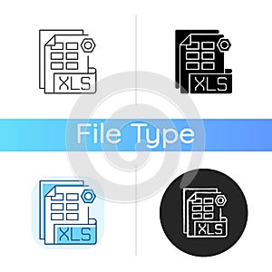 XLS file icon