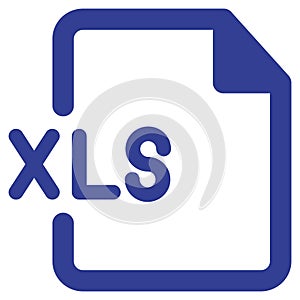Xls file Isolated Vector icon which can easily modify or edit