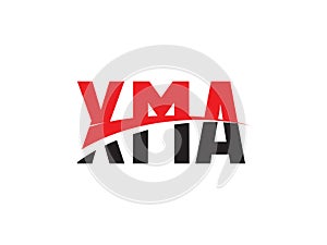 XMA Letter Initial Logo Design Vector Illustration