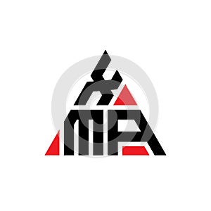 XMA triangle letter logo design with triangle shape. XMA triangle logo design monogram. XMA triangle vector logo template with red