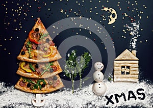 Xmas card. Naturmort