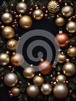 xmas frame illustration