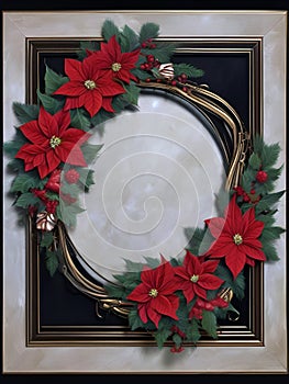 xmas frame illustration