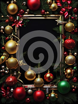 xmas frame illustration