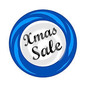 Xmas sale colorful icon