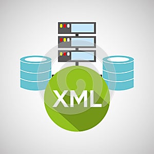 Xml language data base storage