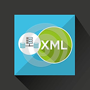 Xml language data base storage