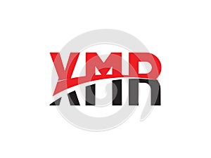 XMR Letter Initial Logo Design Vector Illustration