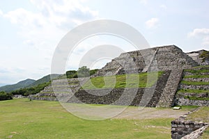 Xochicalco Pyramid access to acropolis 2