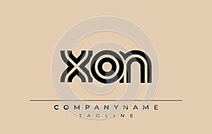 XON Creative Unique Modern Letter Logo Design