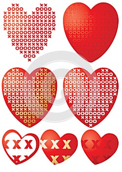 Xoxo hearts