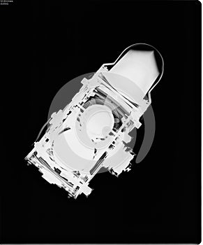 Xray of a Twin Lens Reflex Camera