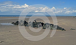 XT class ww11 midget submarine wreck photo