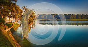 Xuan Huong Lake, Dalat, Vietnam. Panorama