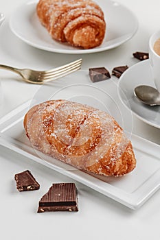 xuixos, typical pastries of catalonia, spain