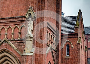 Xujiahui, Shanghai/China - February 9 2012: St. Ignatius Cathedral photo