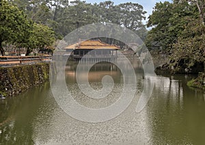 Xung Khiem pavilion in Tu Duc Royal Tomb, Hue, Vietnam