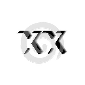 XX Monogram Shadow Shape Style