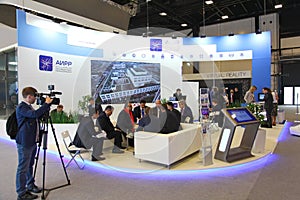 XX Saint Petersburg international economic forum SPIEF 2016 Russia . the stand of the AIRR