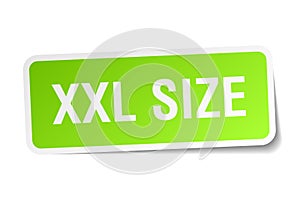 xxl size sticker