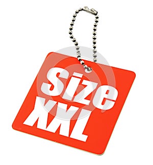 XXL Size Tag