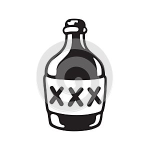 XXX alcohol bottle photo