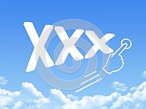 Xxx message cloud shape