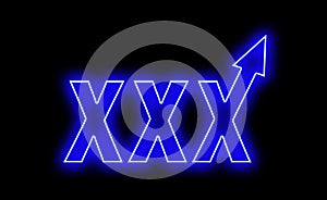 Xxx the neon sells quickly rises up