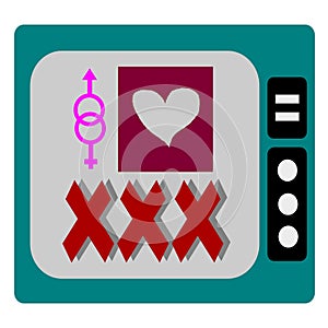 XXX Symbol And Sex Symbol In Television