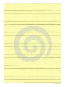 XXXL size yellow lined paper photo