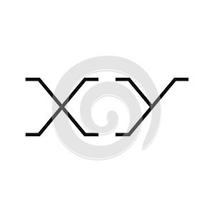 xy initial letter vector logo icon