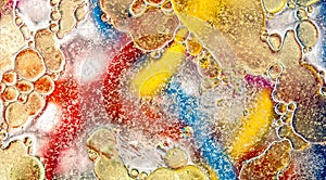 ÃÅ¾xygen bubbles in a liquid