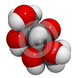 xylitol sugar substitute sweetener molecule.