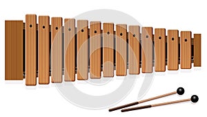 Xylophone Wooden Musical Instrument photo
