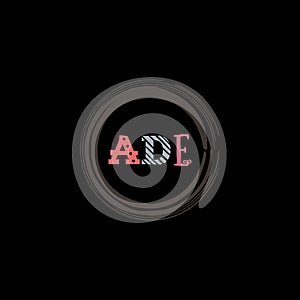 ADC Creative Unique abstract modern geometric vector symbol font logo design photo