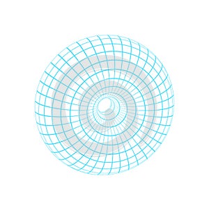 Y2k 3d Wireframe Torus