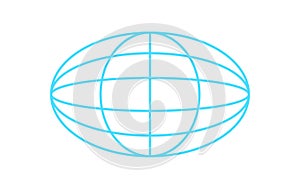 Y2k Grid Globe Symbol