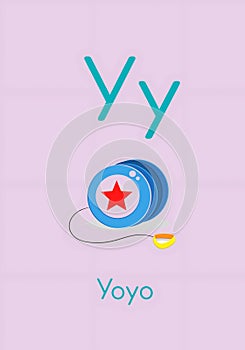 Y For Yoyo - big printable alphabet letters