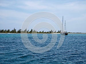 Yacht in Cayo Largo photo