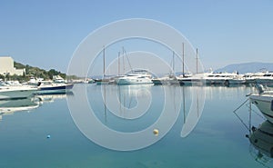 Yacht Club on the Aegean Sea