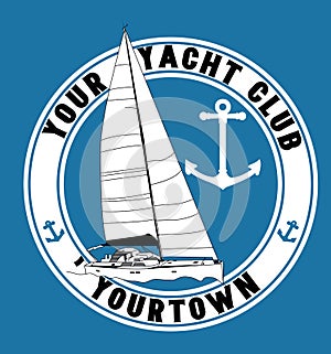 Yacht Club Emblem