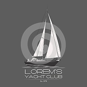 Yacht club logo