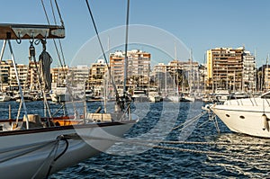 Yacht club in Torrevieja, Spain