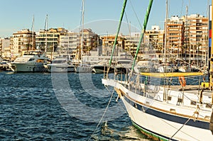 Yacht club in Torrevieja, Spain